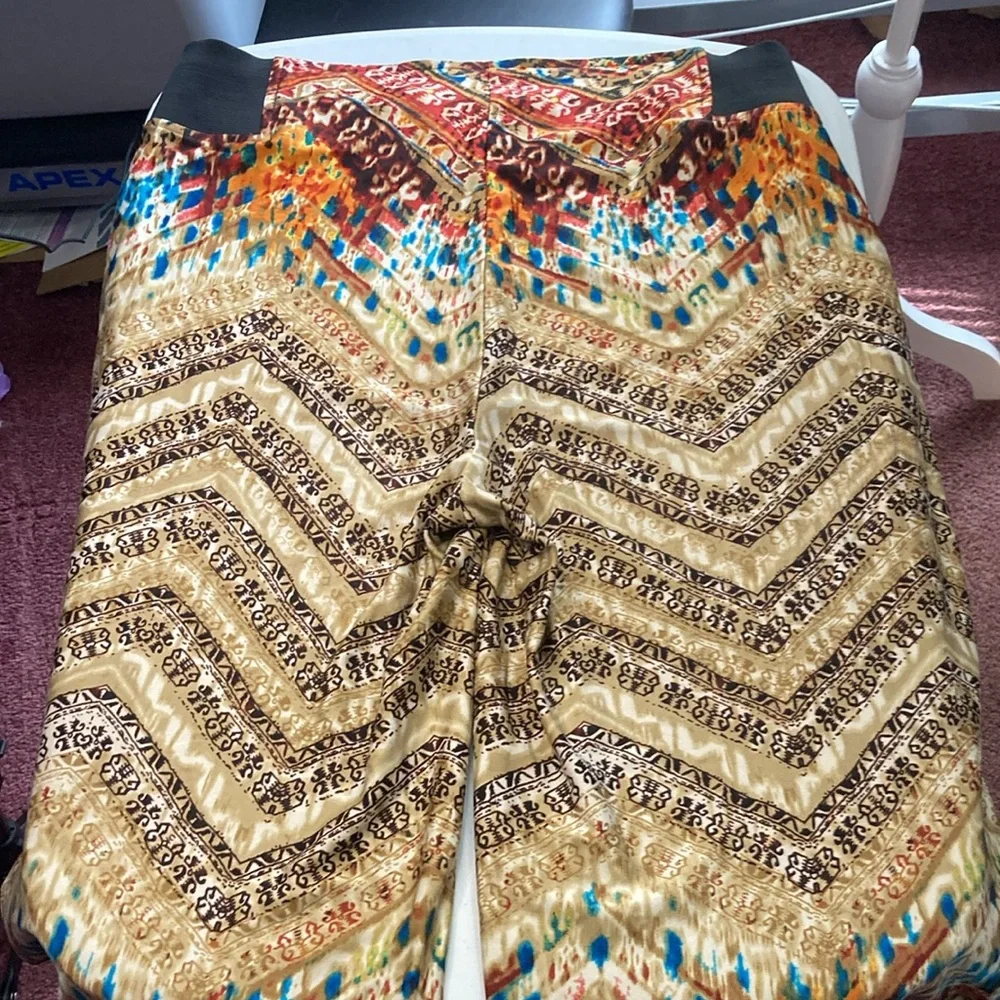 SOHO Apparel LTD Boho Palazzo Wide Leg Pants EXCELLENT CONDITION